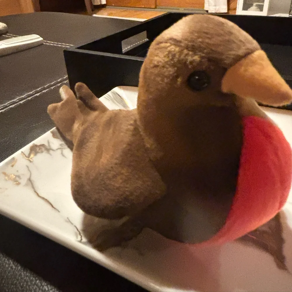 Ty Beanie Baby Early The Robin Bird Retired MWMT Birthdate March 20 1997